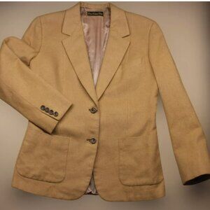 Vintage Ladies camel hair blazer by Oxford clothes Mr. Ooley’s OKC.
